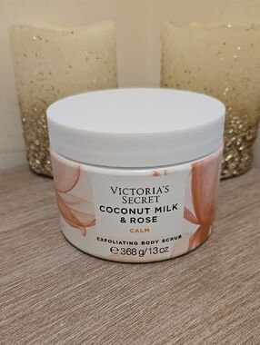 NEW Victoria's Secret Coconut Milk & Rose Calm Exfoliating Body Scrub